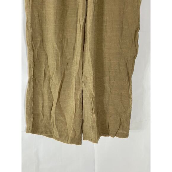 BEACH BREAK Women's Tan Lightweight Drawstring Pull-On Pants SZ M - Picture 5 of 9